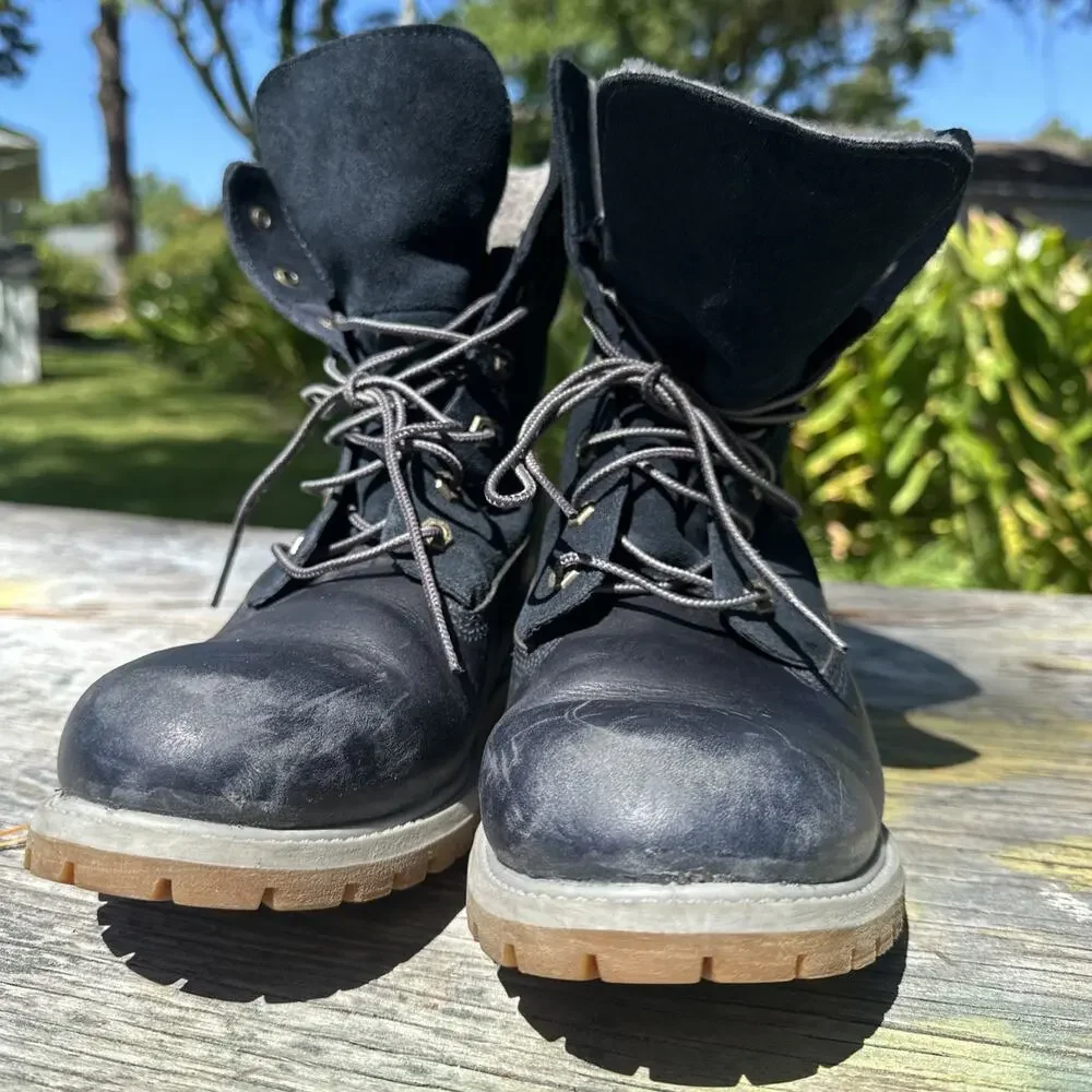 Timberland Authentics Teddy Fleece Fold Down Waterproof Boots Women’s 11 - 107